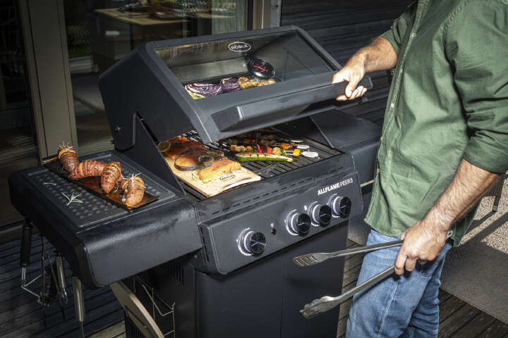 RÖSLE Gasgrill ALLFLAME Peer 3 50mbar